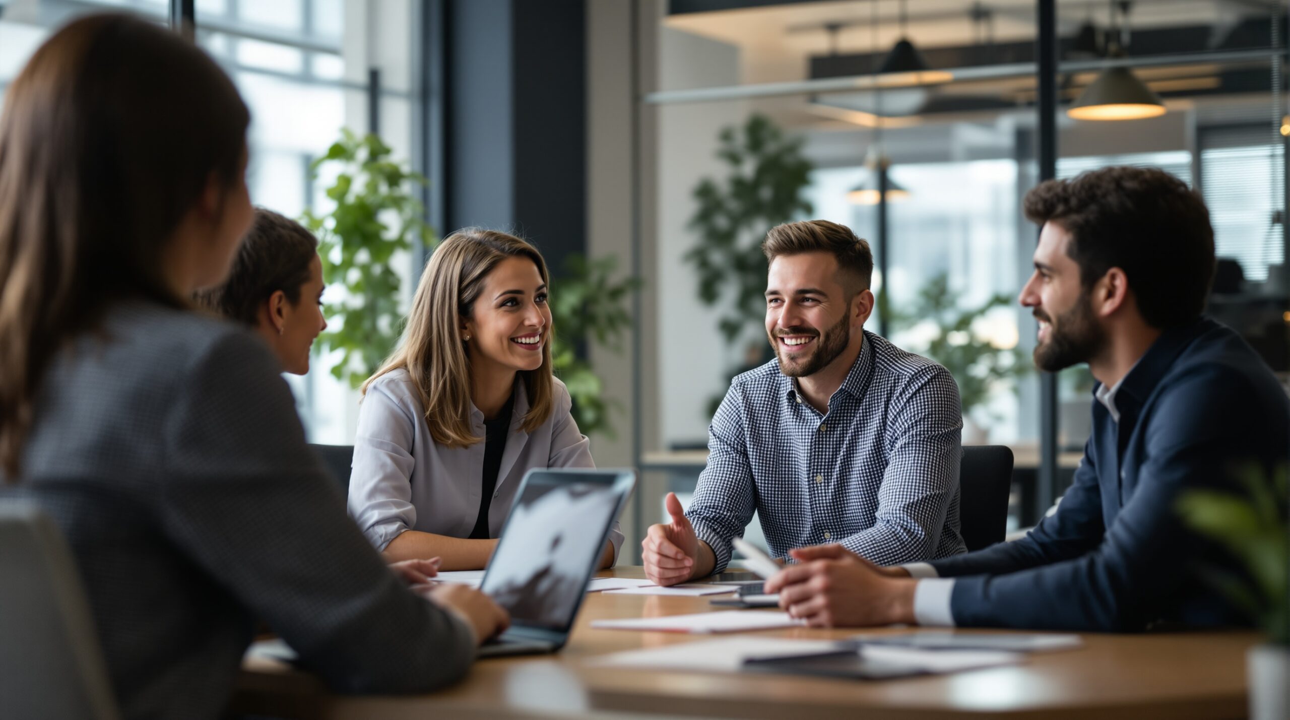 team discussing crypto subscription payments