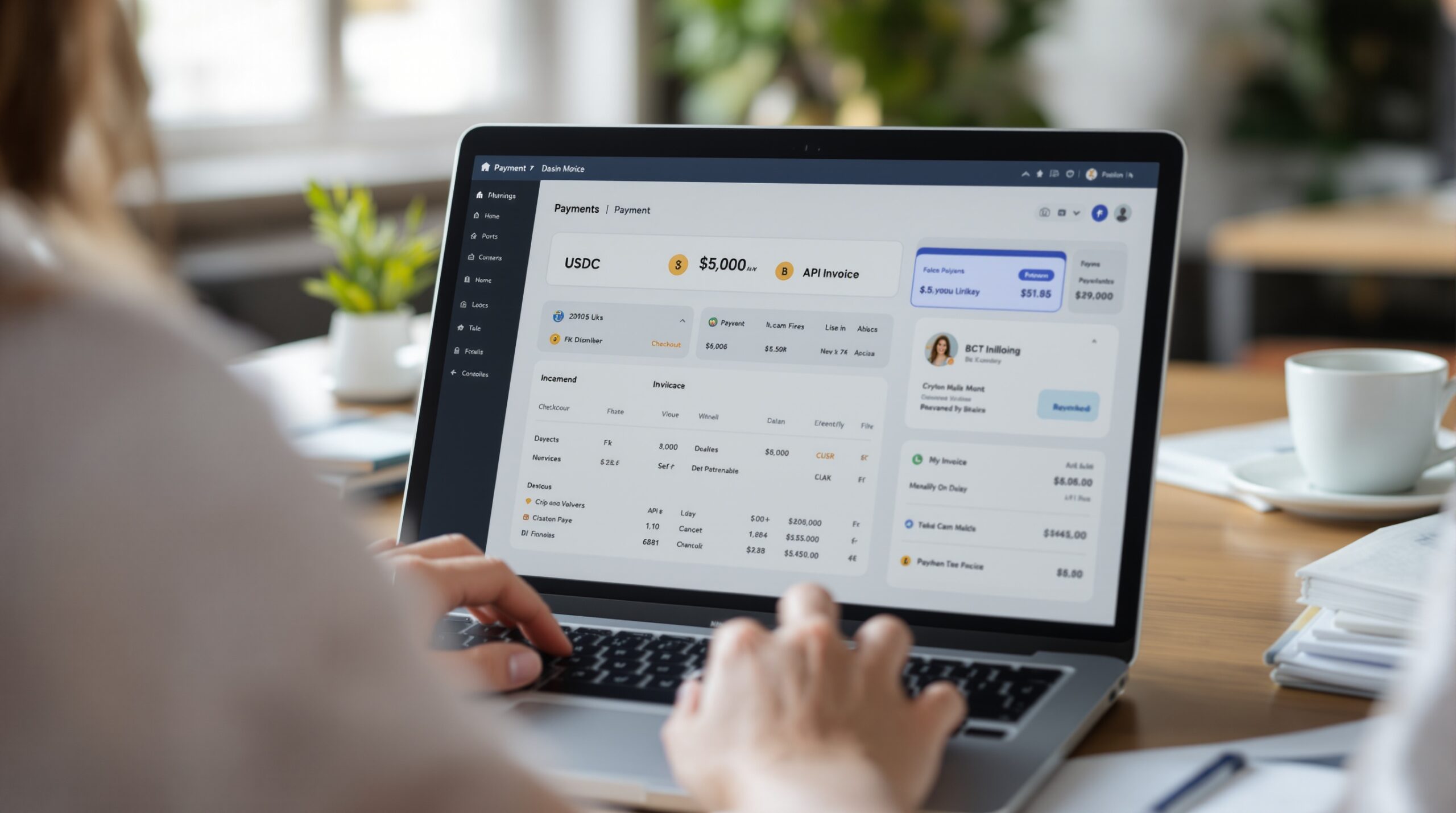 team operating usdc payments