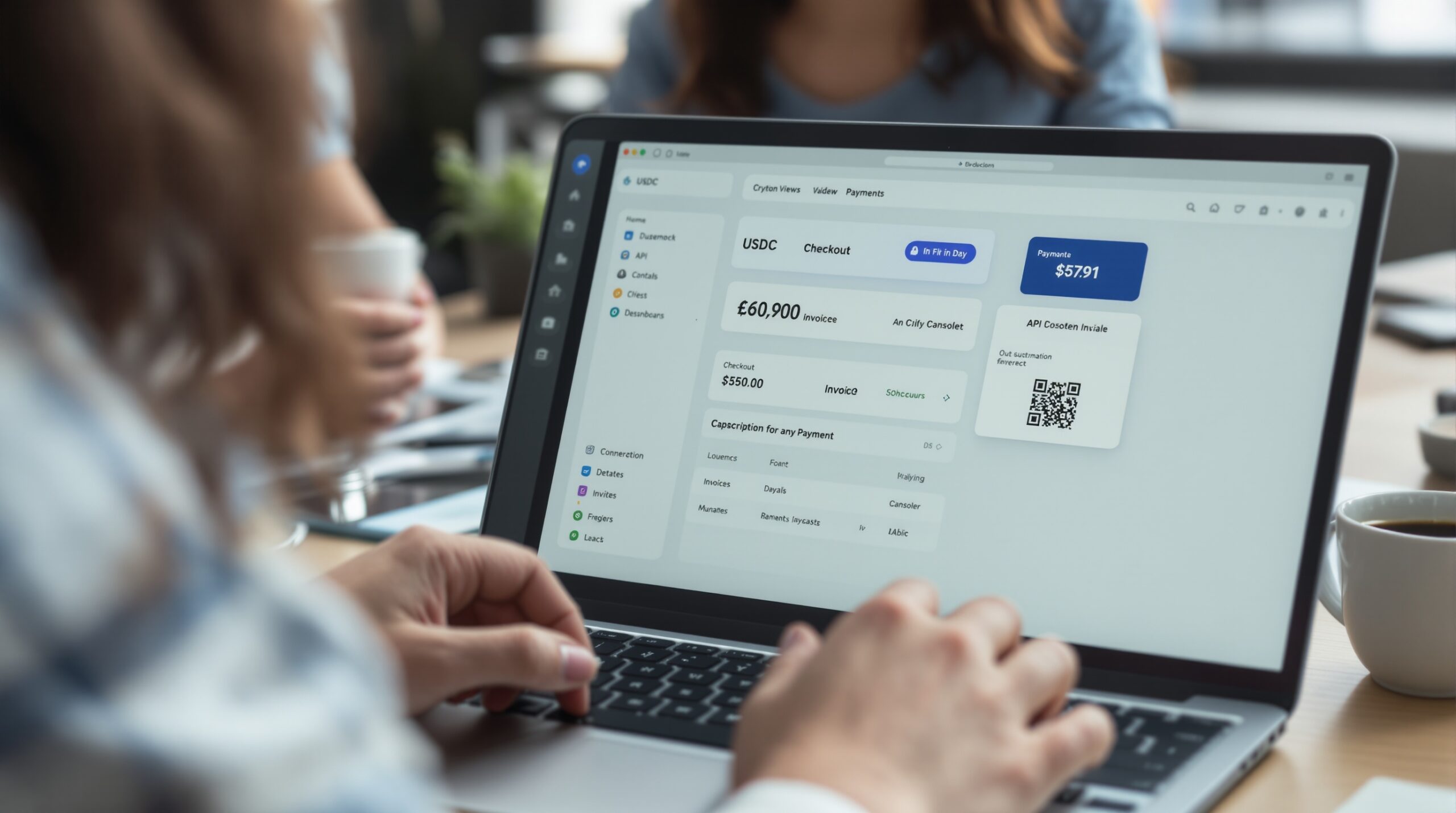 team operating subscription payments in usdc