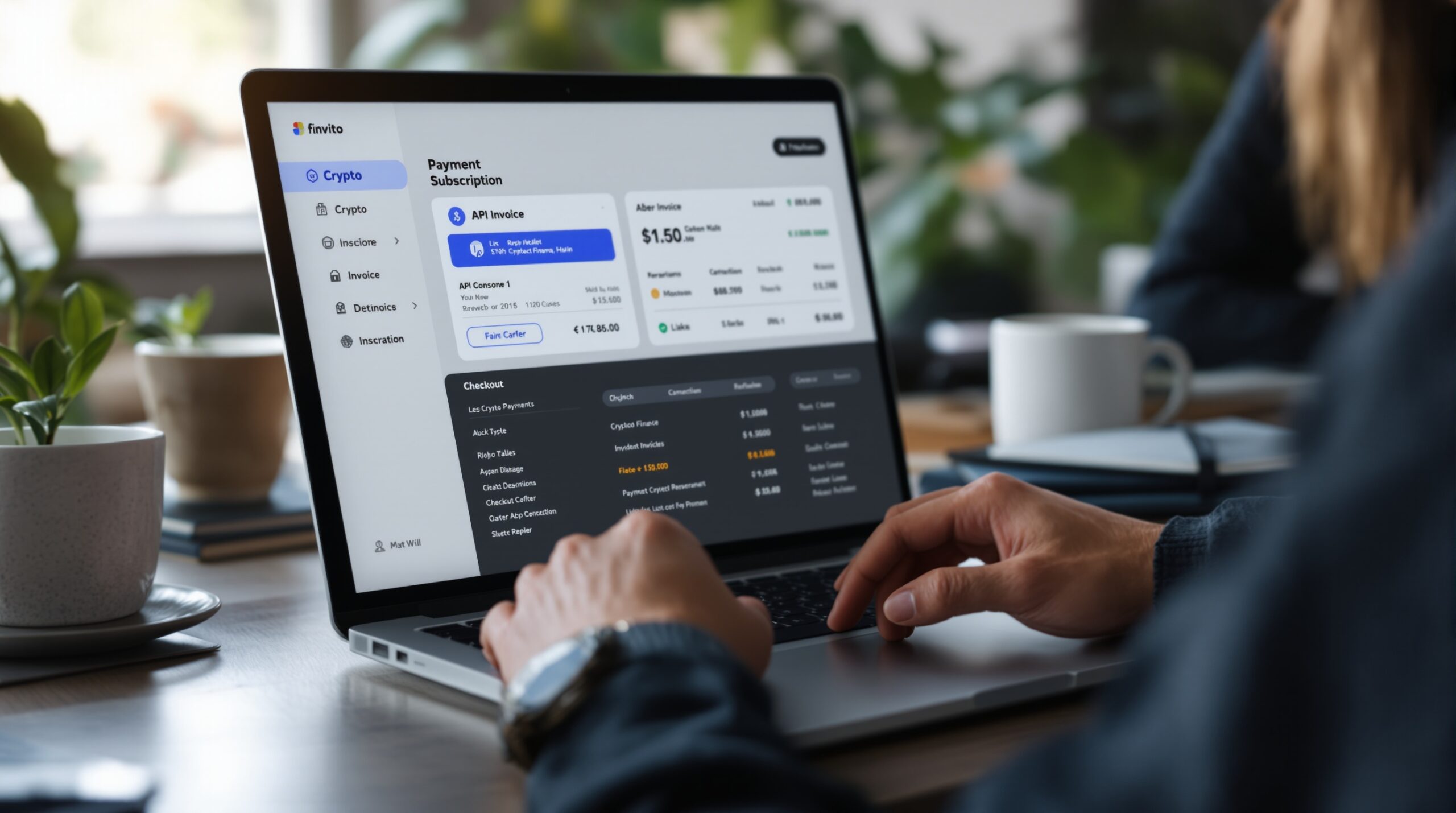 team operating crypto subscription gateway