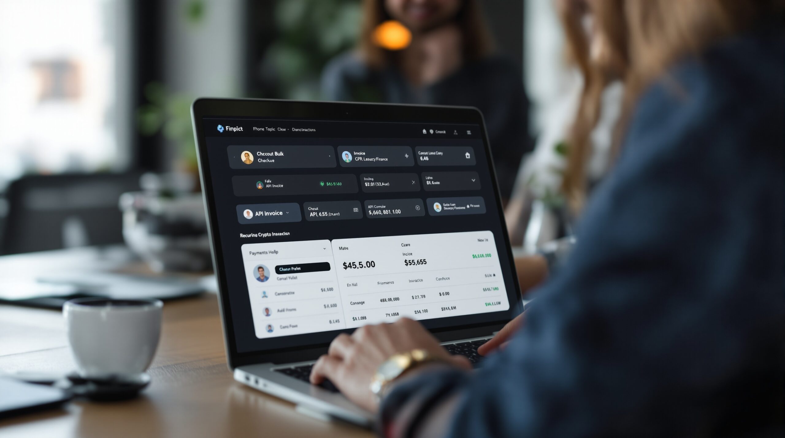 team operating how to set up recurring bulk crypto transactions