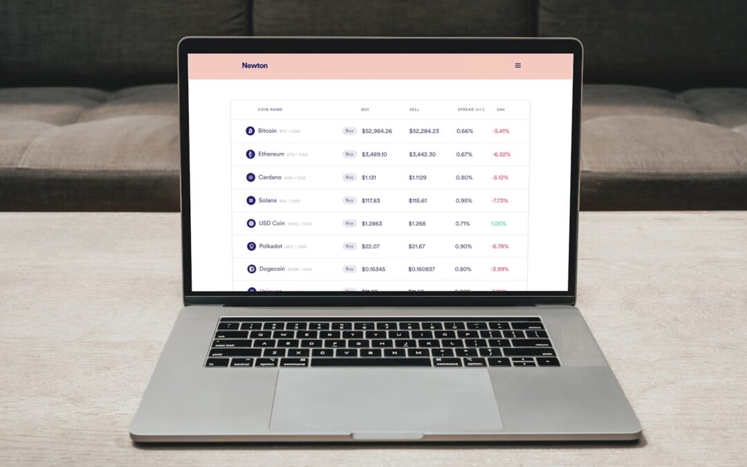 Ecommerce operator reviewing a dashboard on a laptop to set up USDC checkout for an online store.