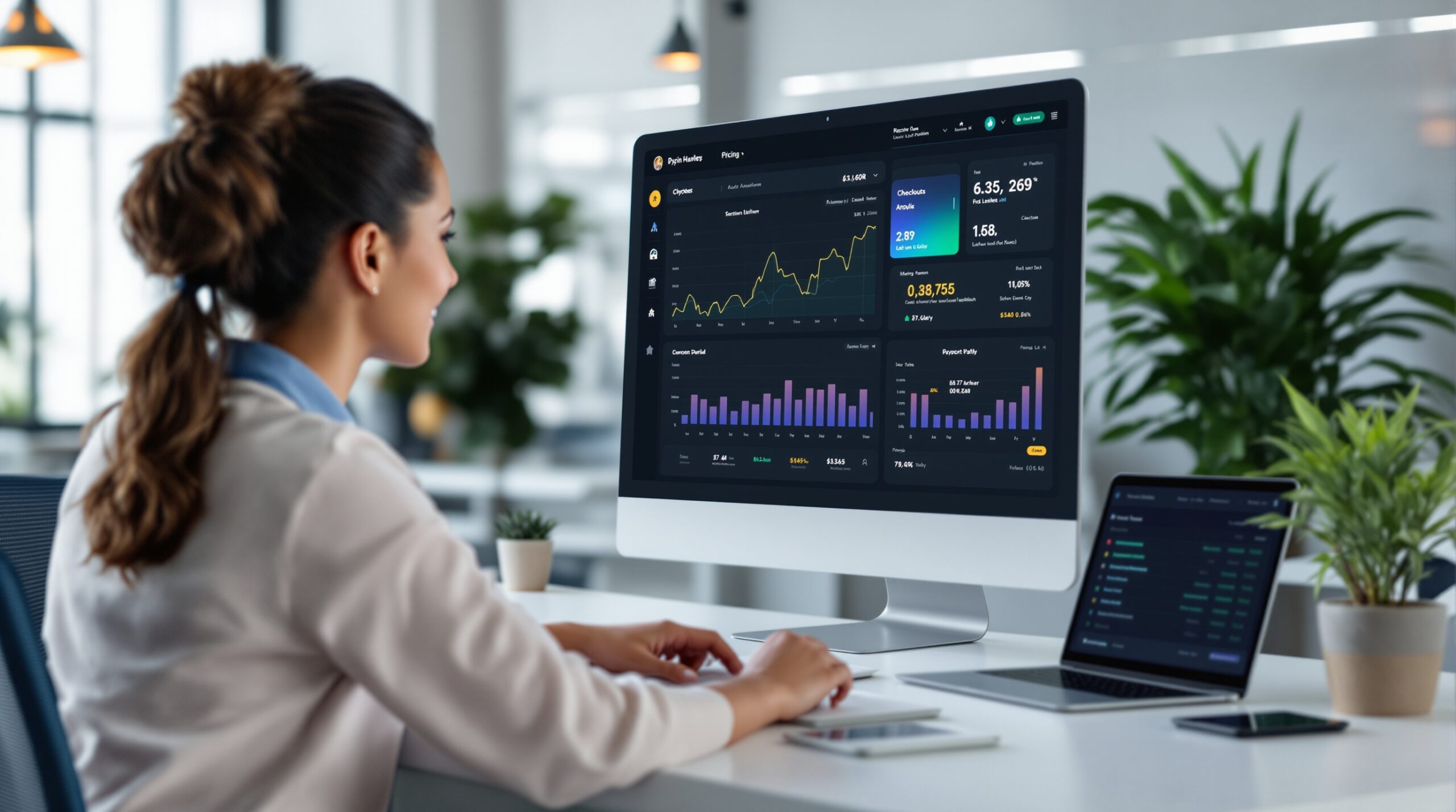 Community platform interface with member and content management tools