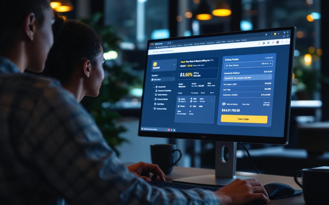 Online payment screen for community platform pricing