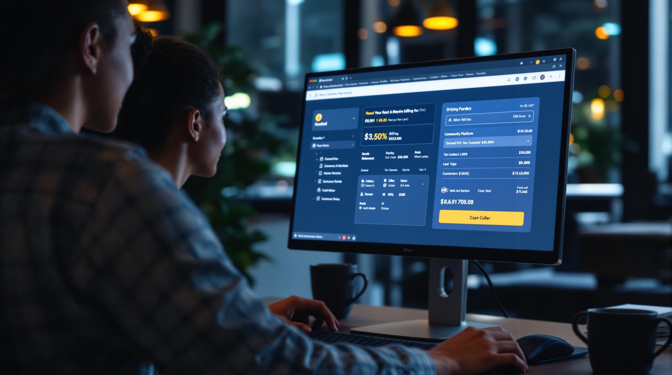 Online payment screen for community platform pricing