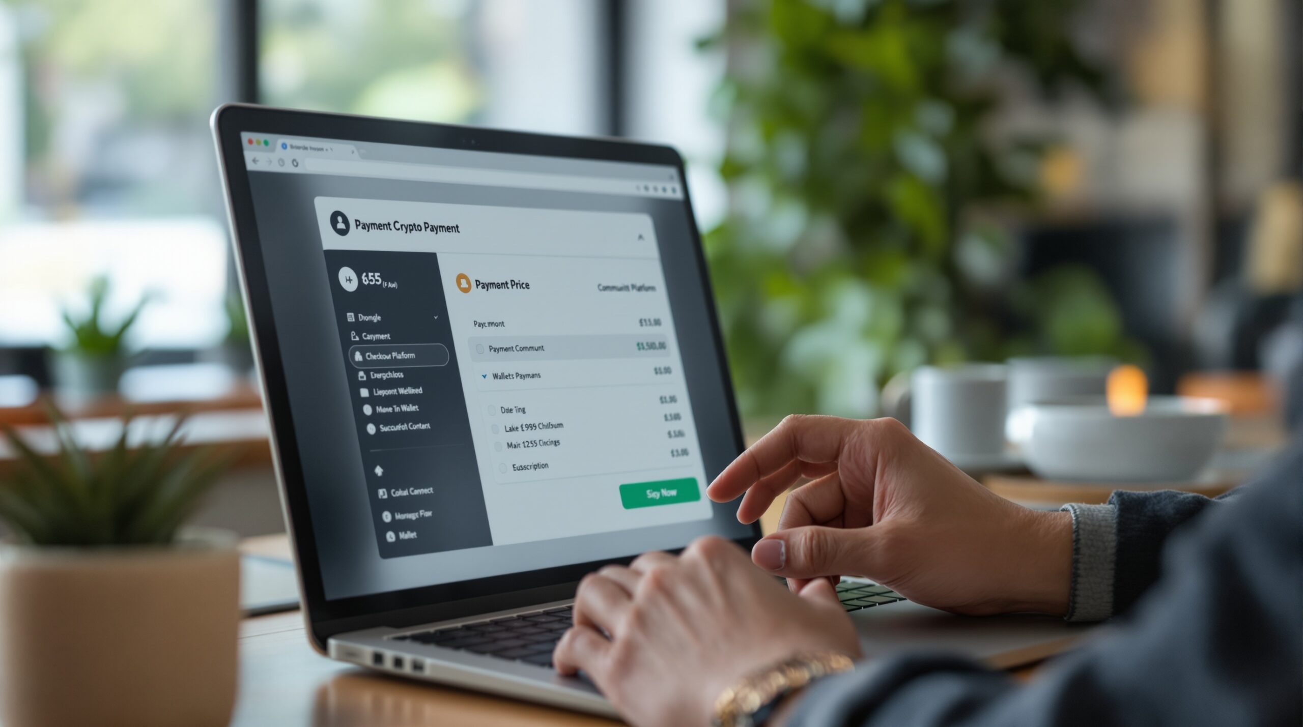 Online payment screen for community platform pricing