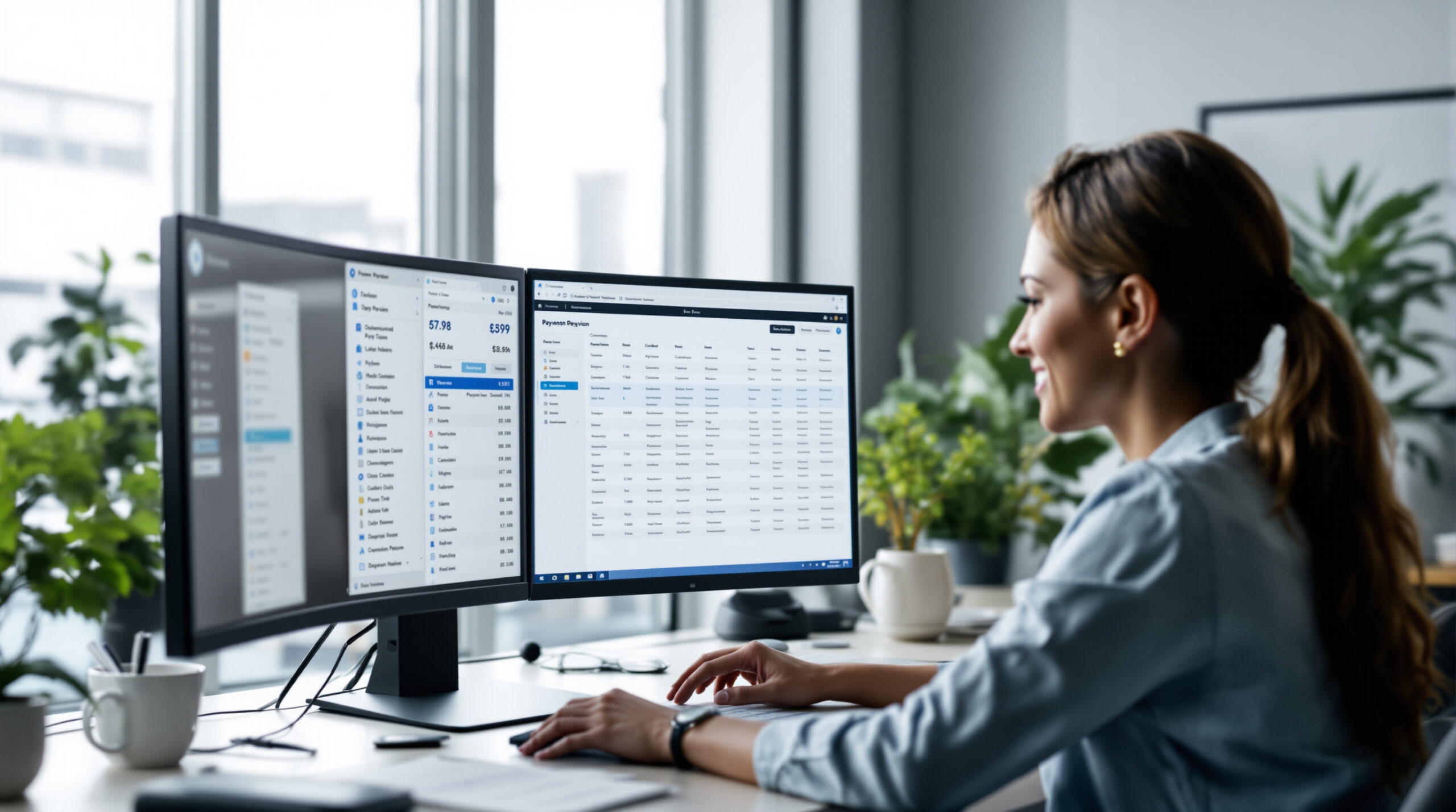 Online payment and subscription management screen