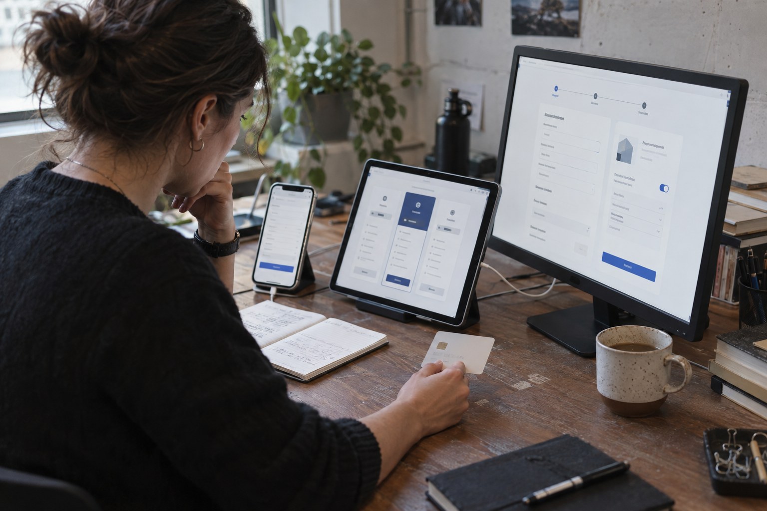 Online payment and subscription management screen