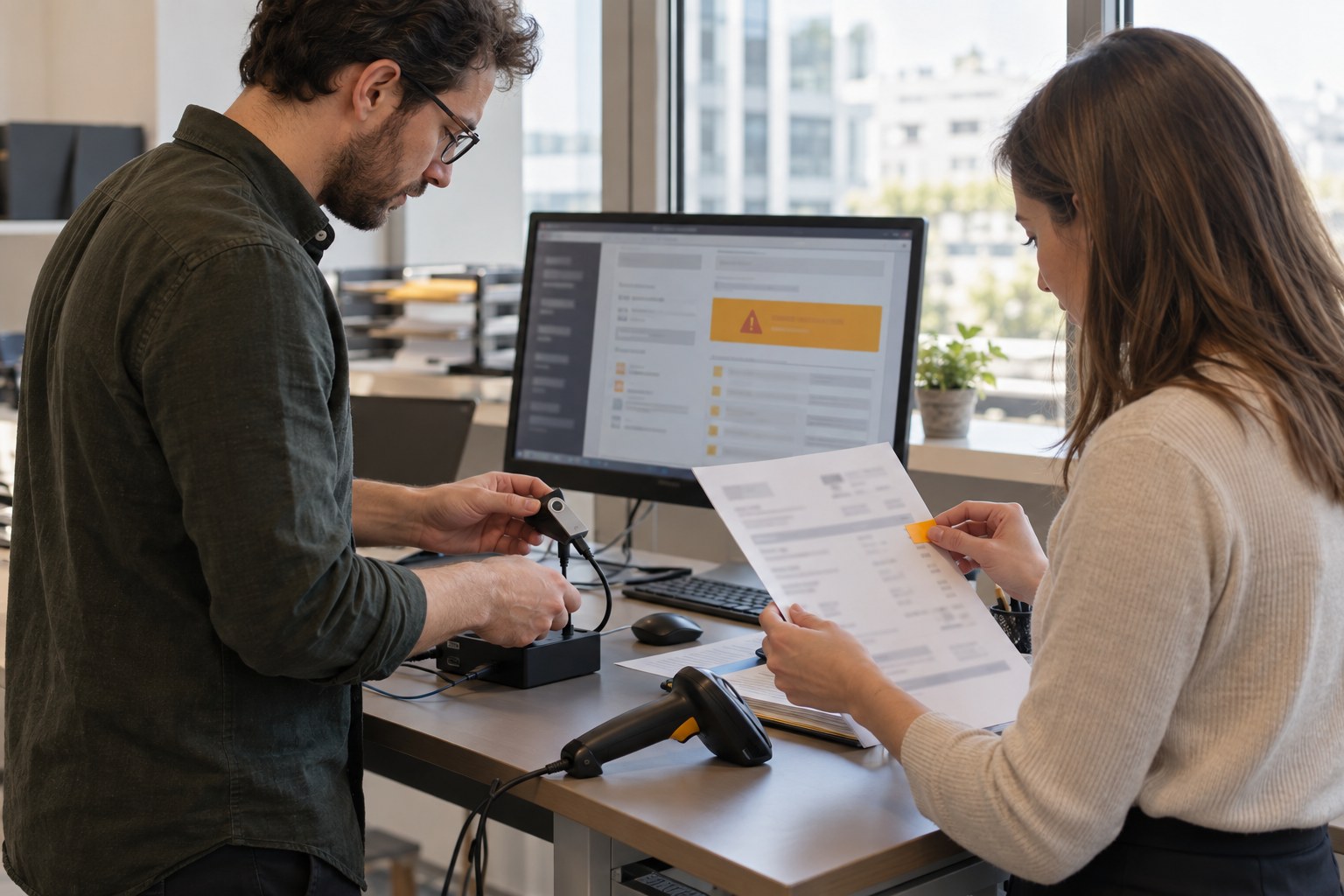 Billing engineer testing a crypto invoice exception workflow