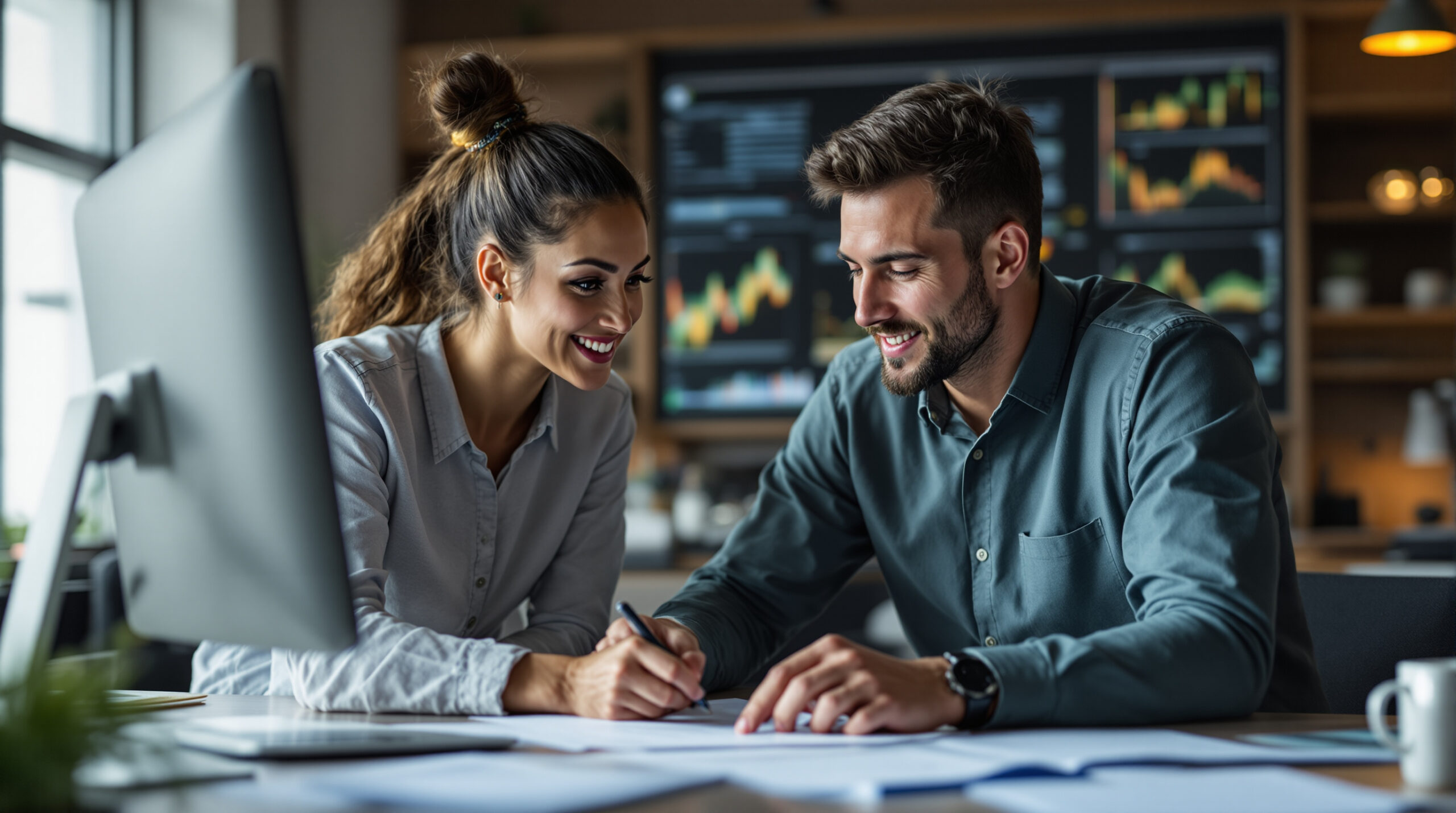 Finance lead and engineer reviewing crypto subscription cost assumptions