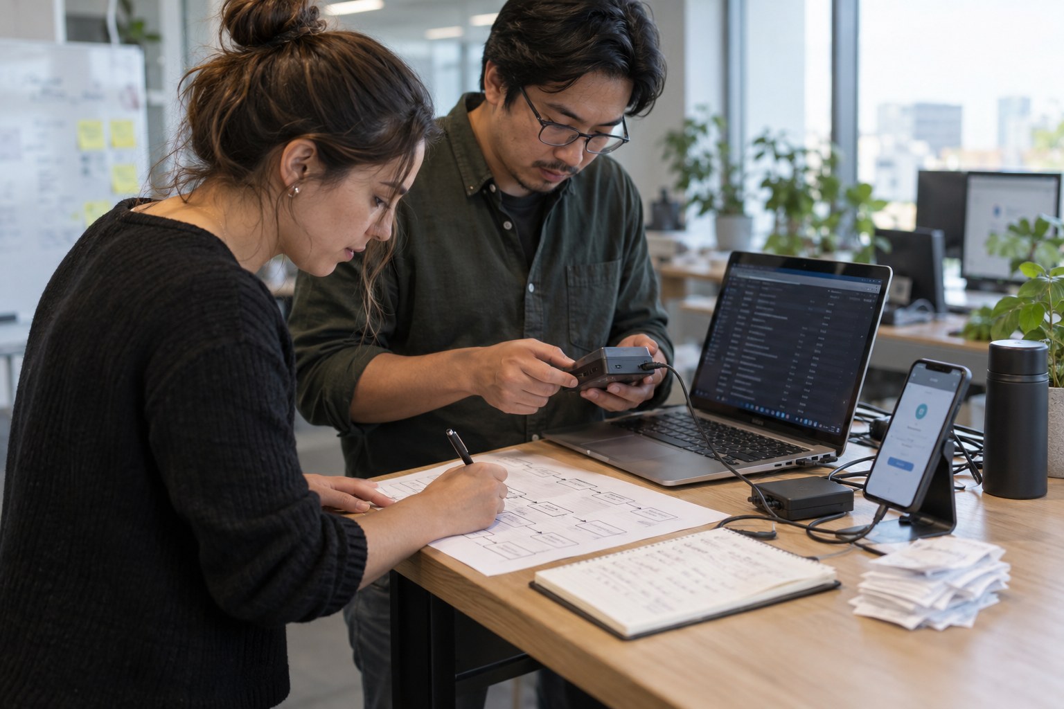 Billing team validating a stablecoin webhook release checklist