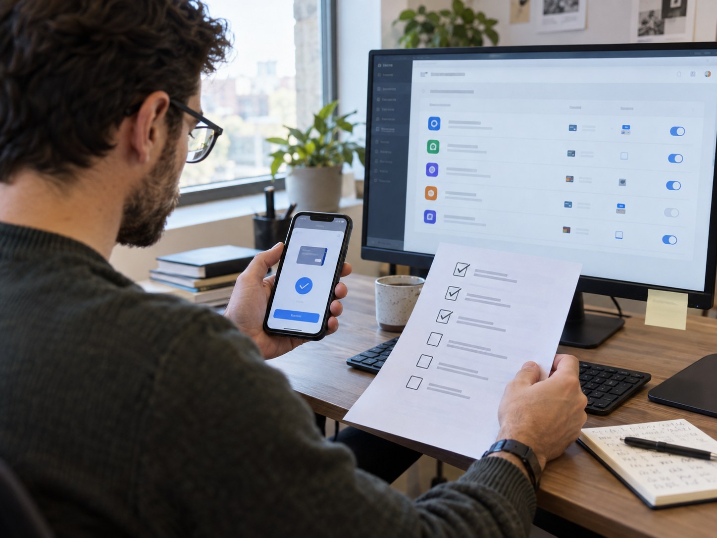 Online payment and subscription management screen