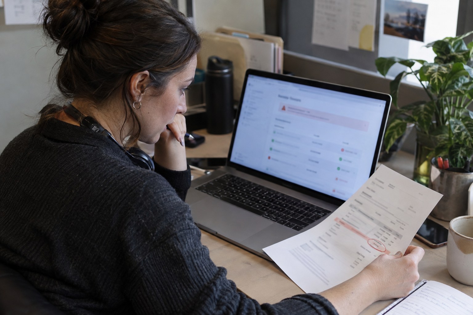 Online payment and subscription management screen