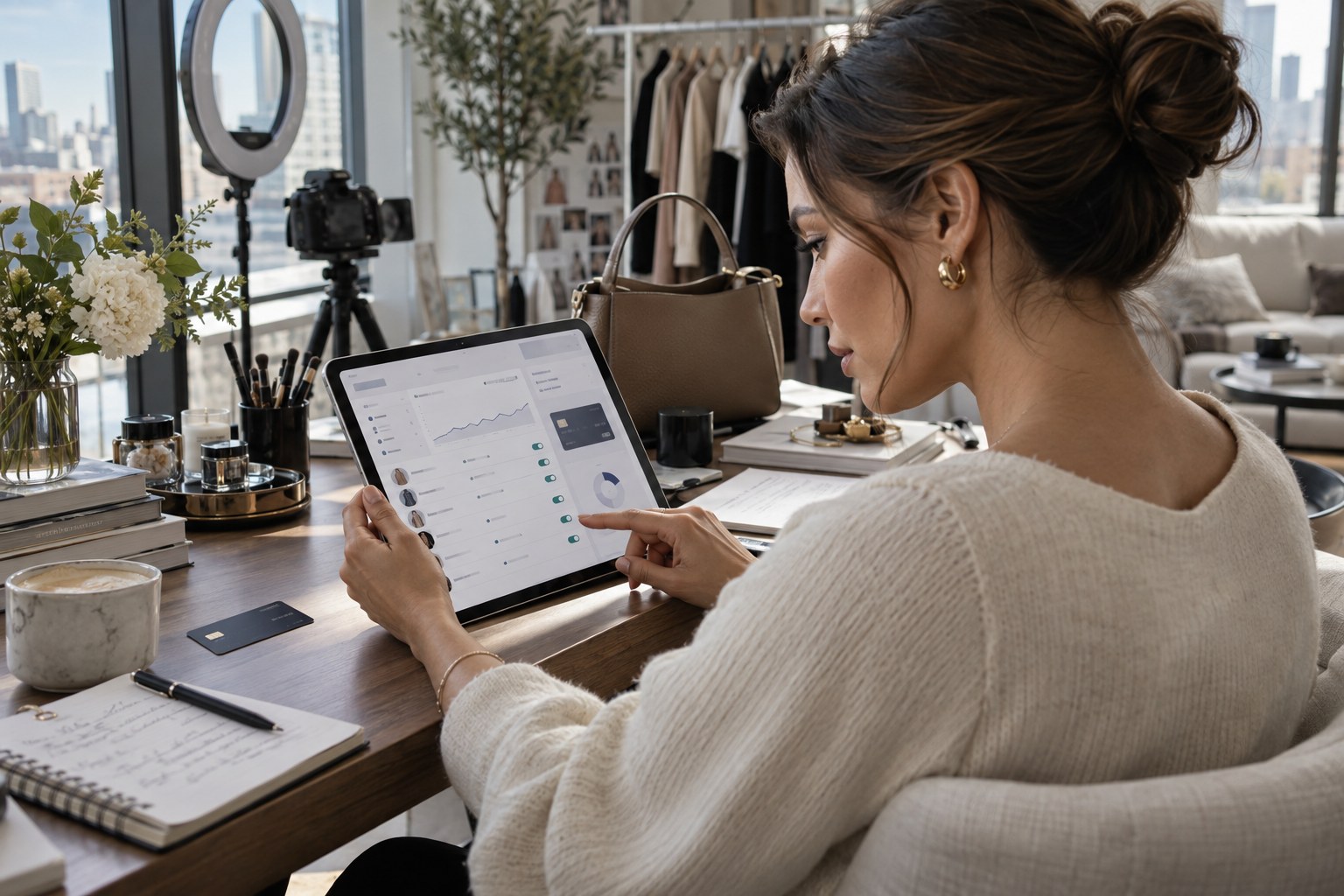 Online payment and subscription management screen