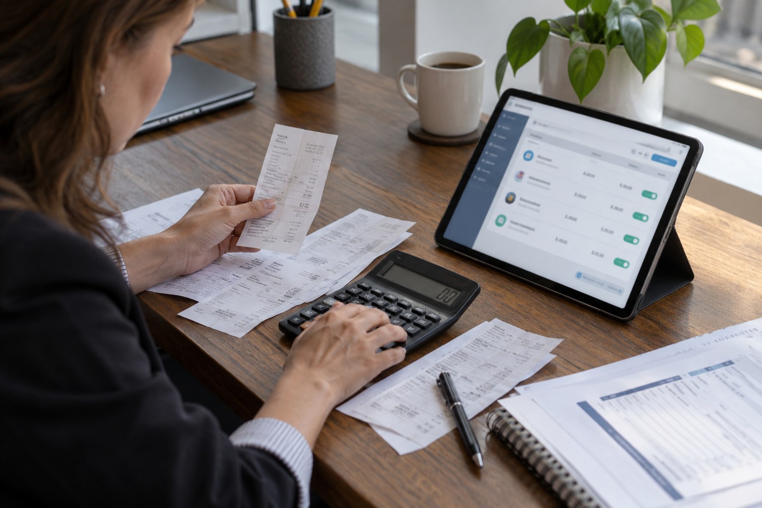 Online payment and subscription management screen