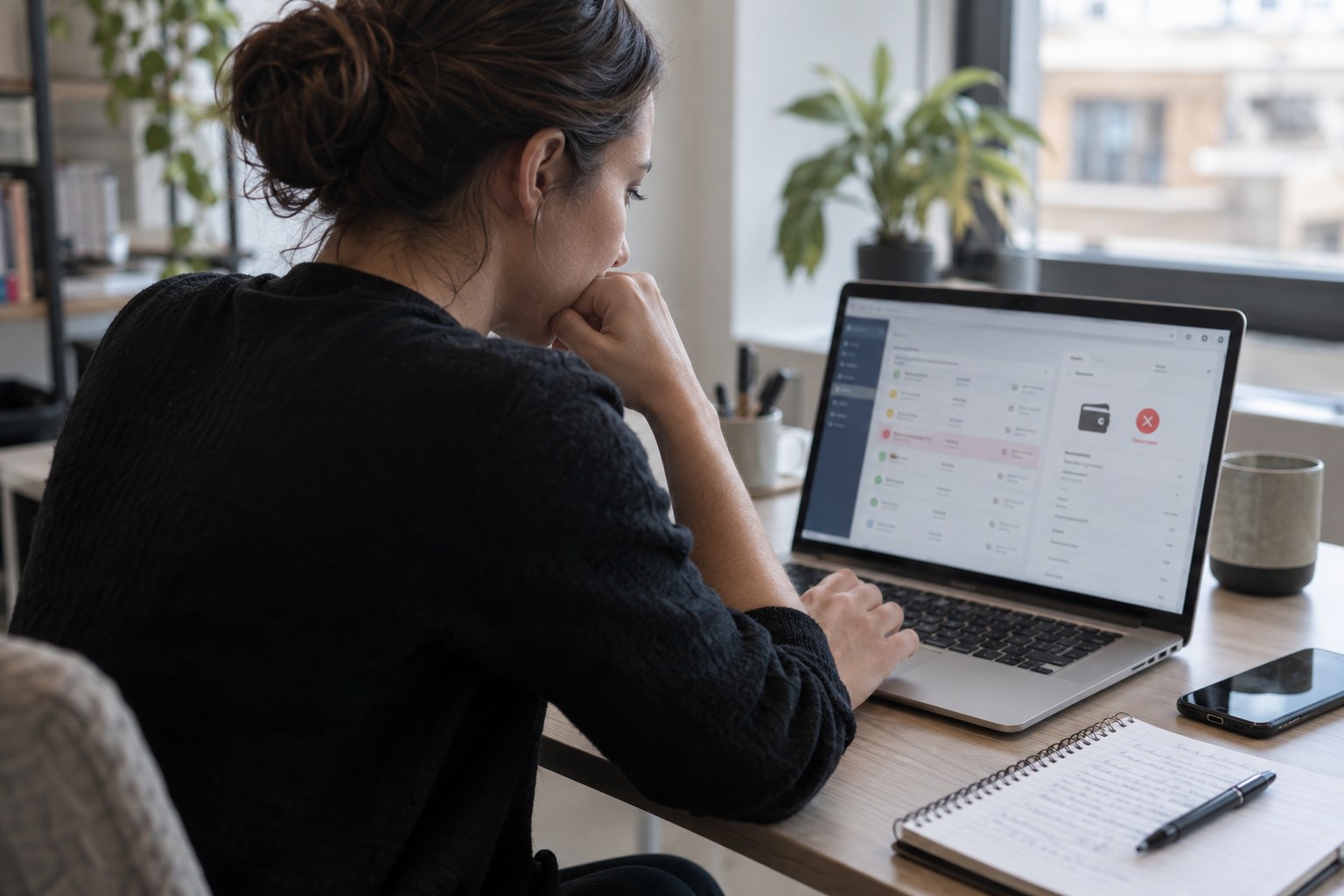 Online payment and subscription management screen