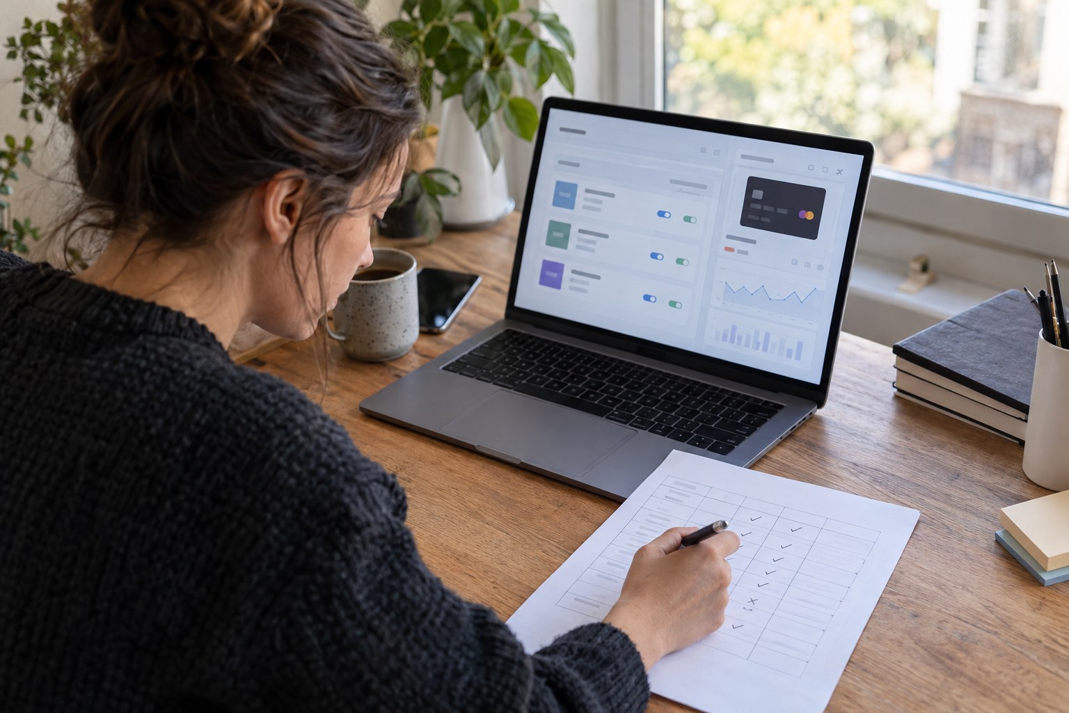 Online payment and subscription management screen