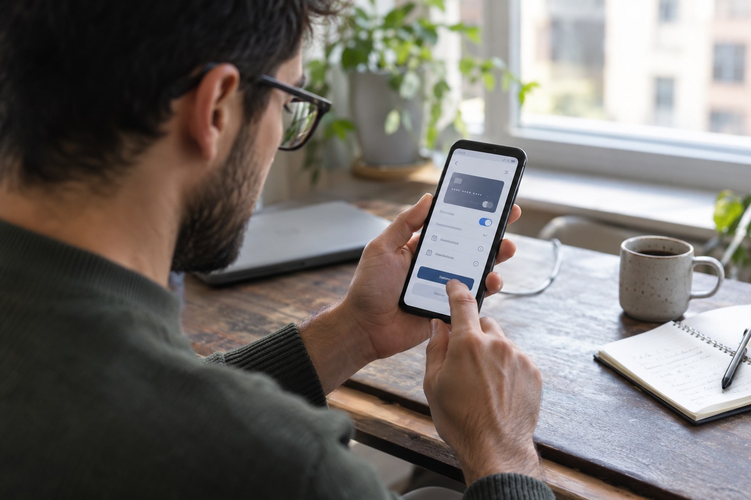 Online payment and subscription management screen