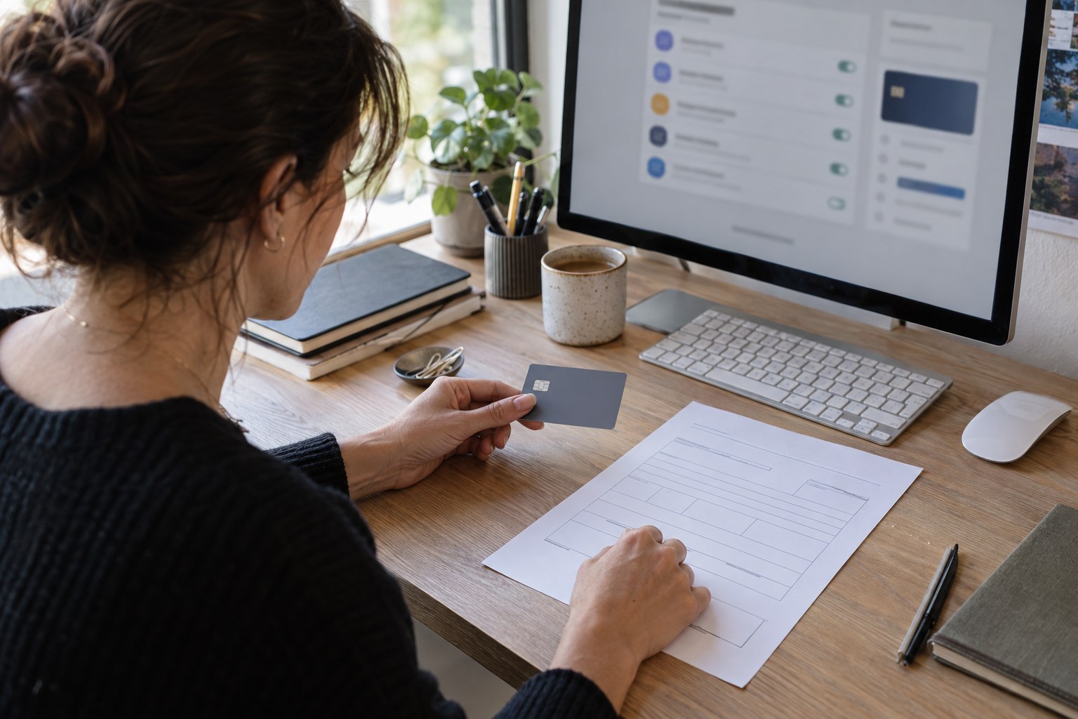 Online payment and subscription management screen