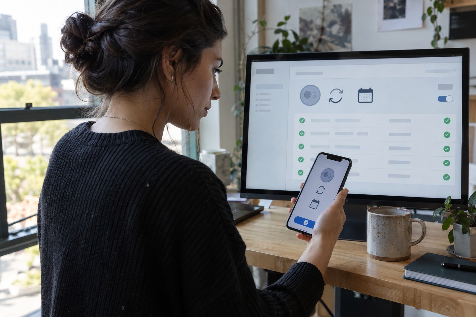 Online payment and subscription management screen