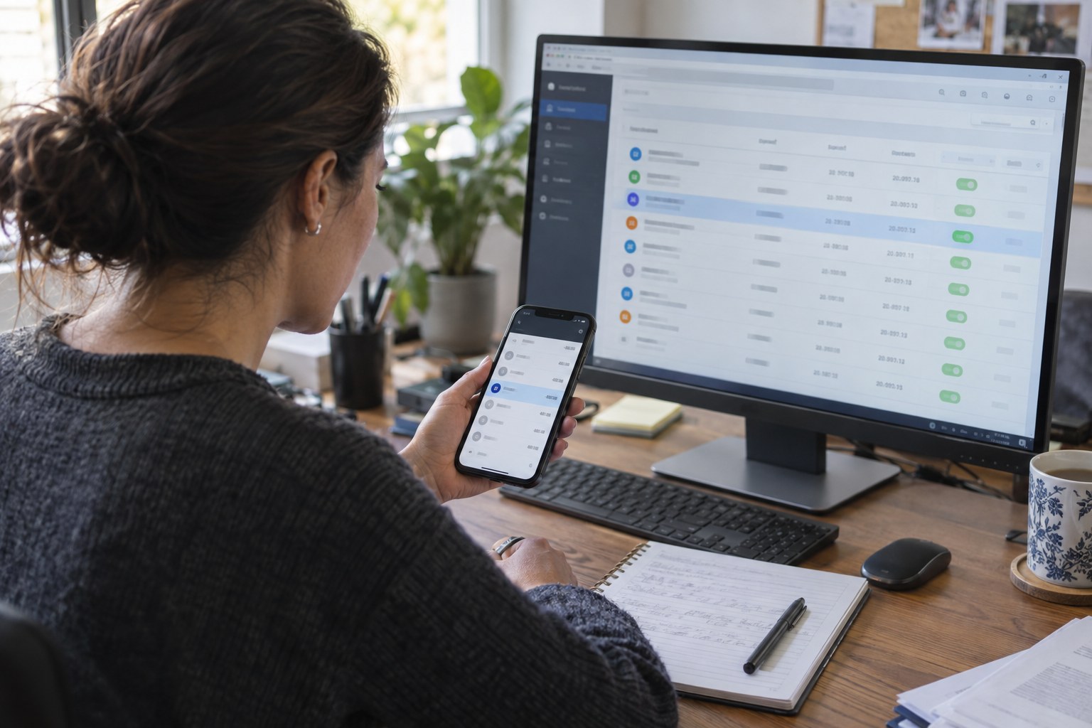 Online payment and subscription management screen