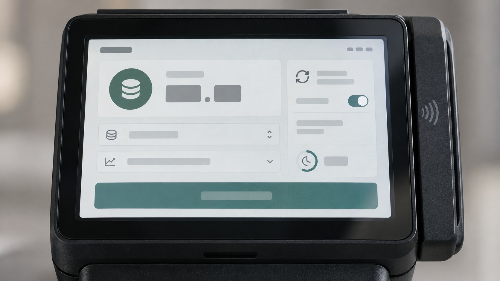 Online payment and subscription management screen