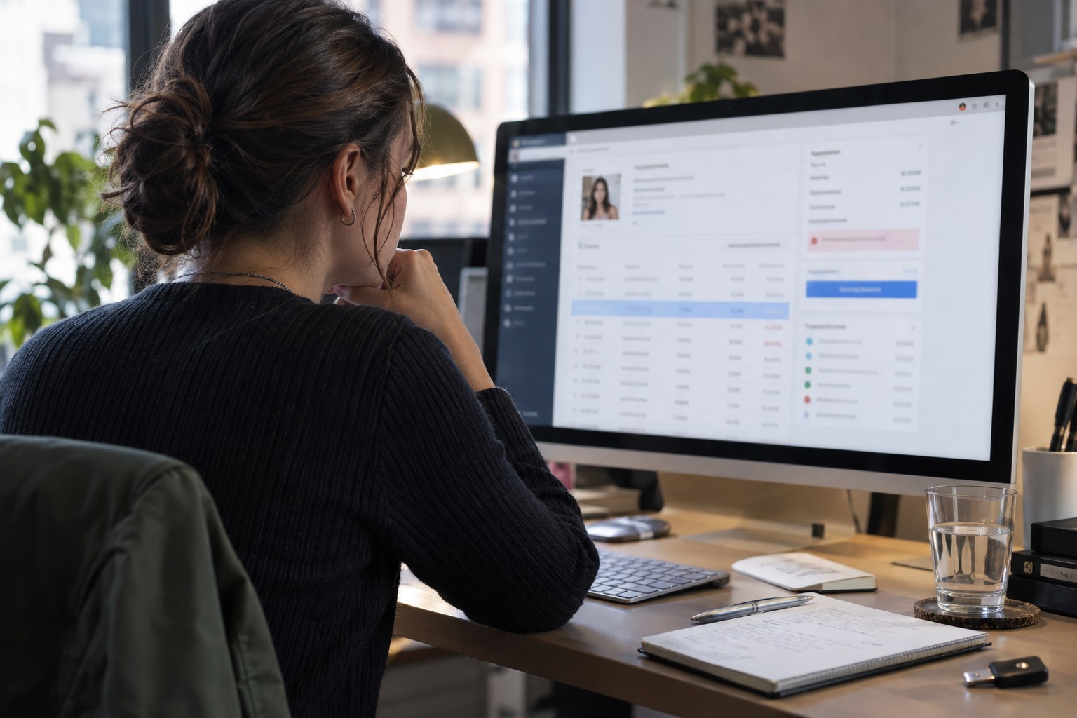 Online payment and subscription management screen