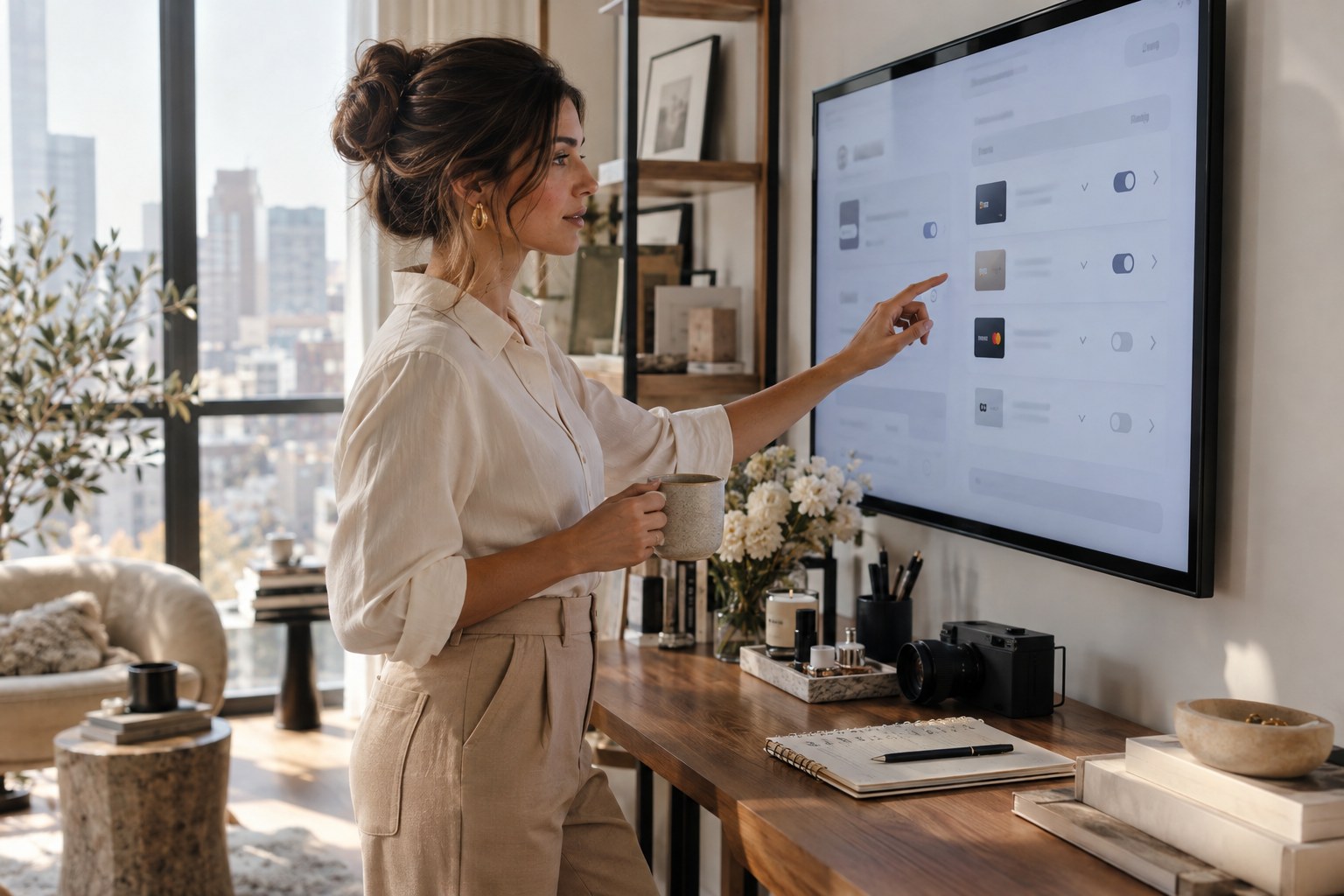 Online payment and subscription management screen