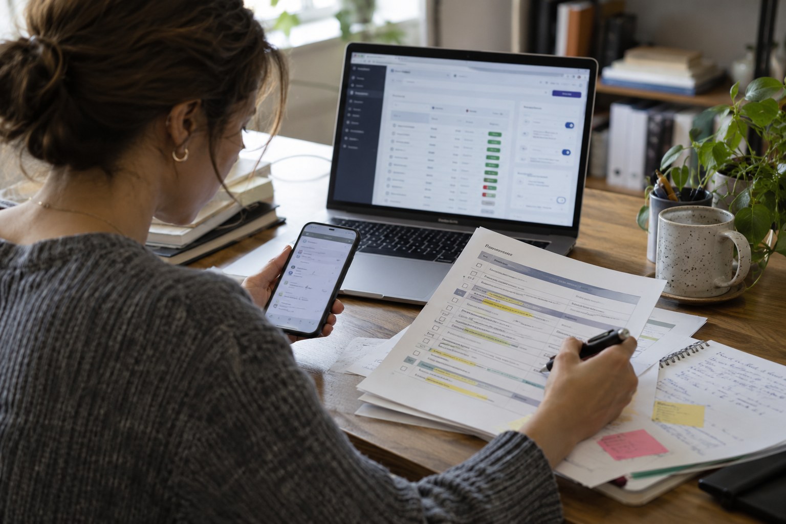 Online payment and subscription management screen